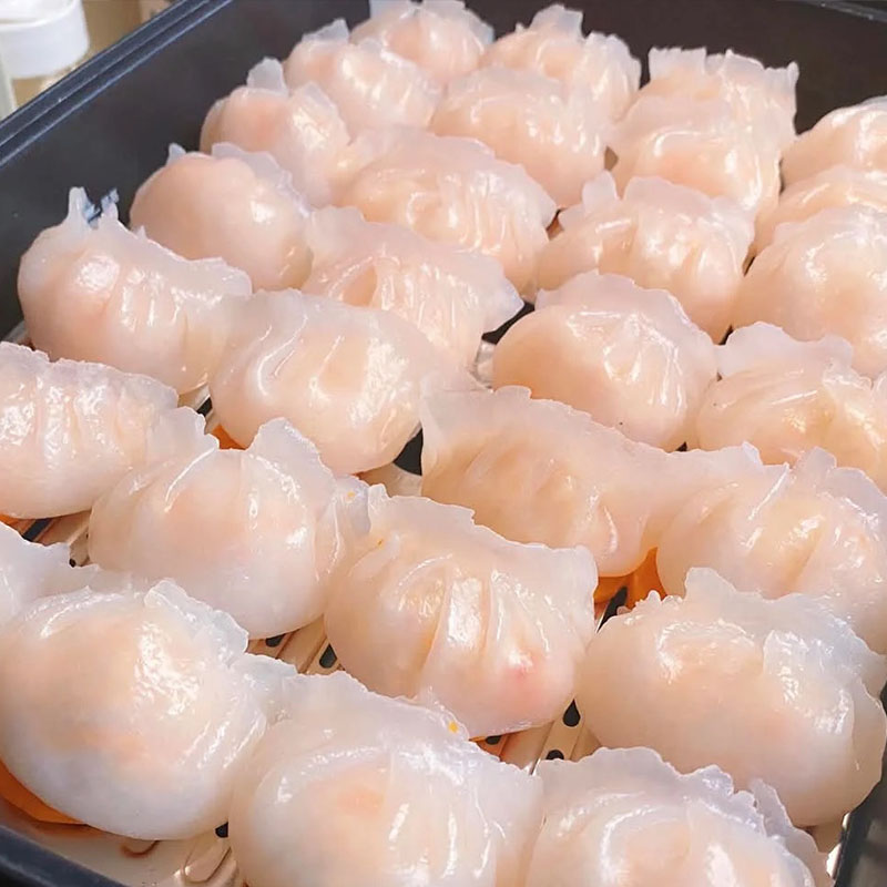 【顺丰包邮】广式虾饺点心弹牙水晶点心手工海鲜早餐半成品速食食品