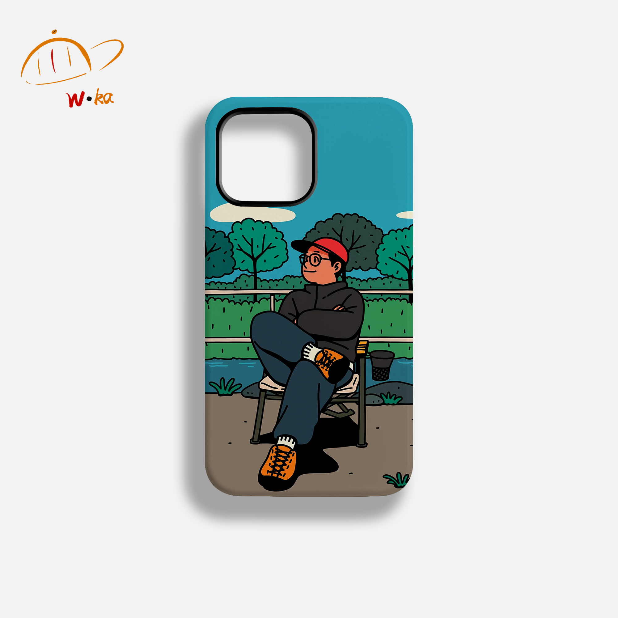 河边-菲林二合一二代适用于苹果17pro华为vivo小米手机壳防摔