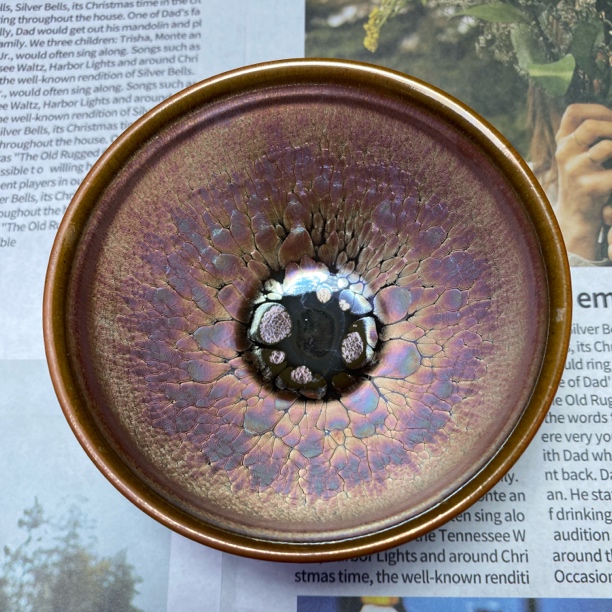 金樽束口全包釉建窑建盏天目盏陶瓷主人杯茶杯纯手工品茗杯茶盏杯