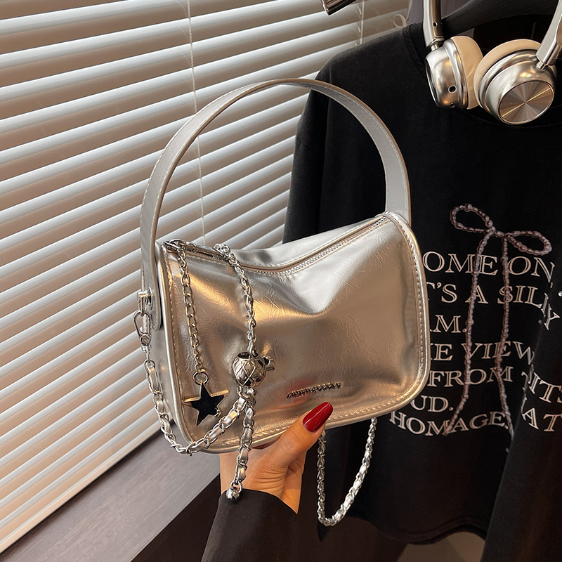 艾米兔女包2025新款纯色简约时尚手提包休闲通勤百搭单肩斜挎包