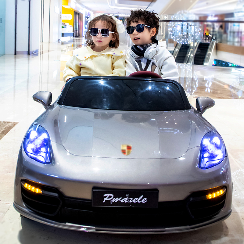 【双旦礼物】德国双人儿童电动汽车四轮帕拉美拉超大可坐大人小孩