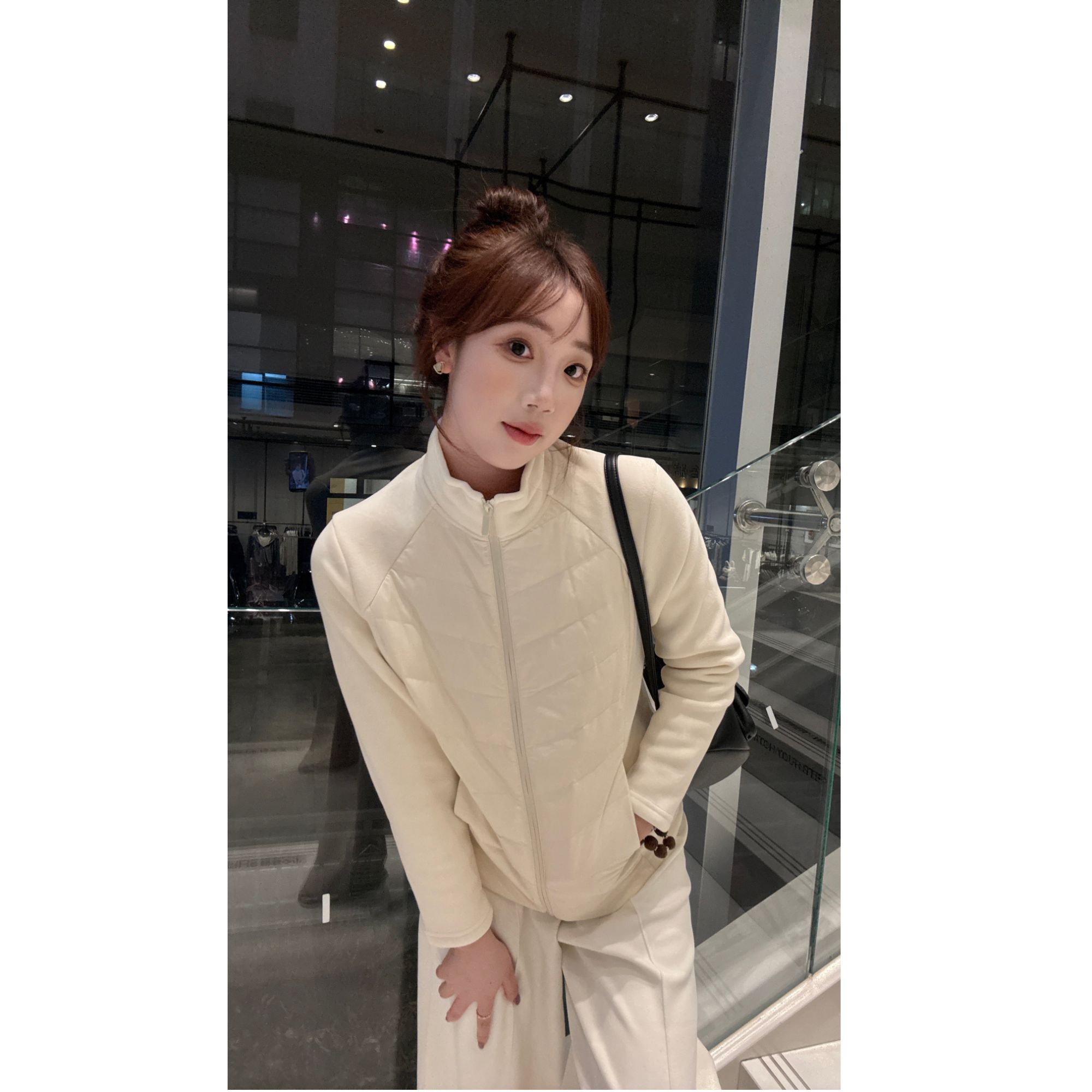 YPP！【排骨羽绒】初冬90白鸭绒立领羽绒服秋冬修身外套