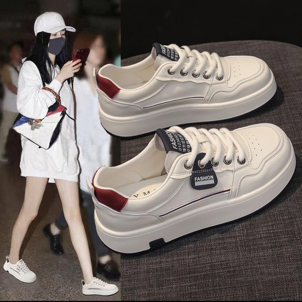 【秋上新】踩屎感小白鞋女款2025新款秋季爆款百搭轻便显脚小板鞋子