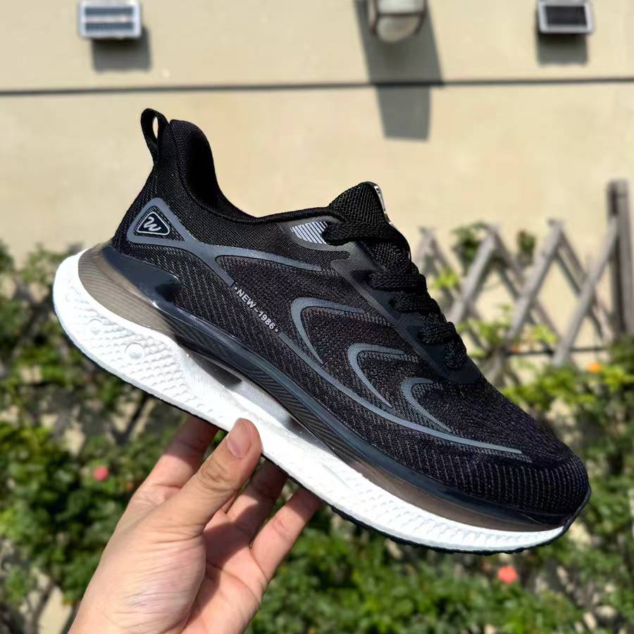 LU-威8656秋款爆米花气垫防滑跑步鞋