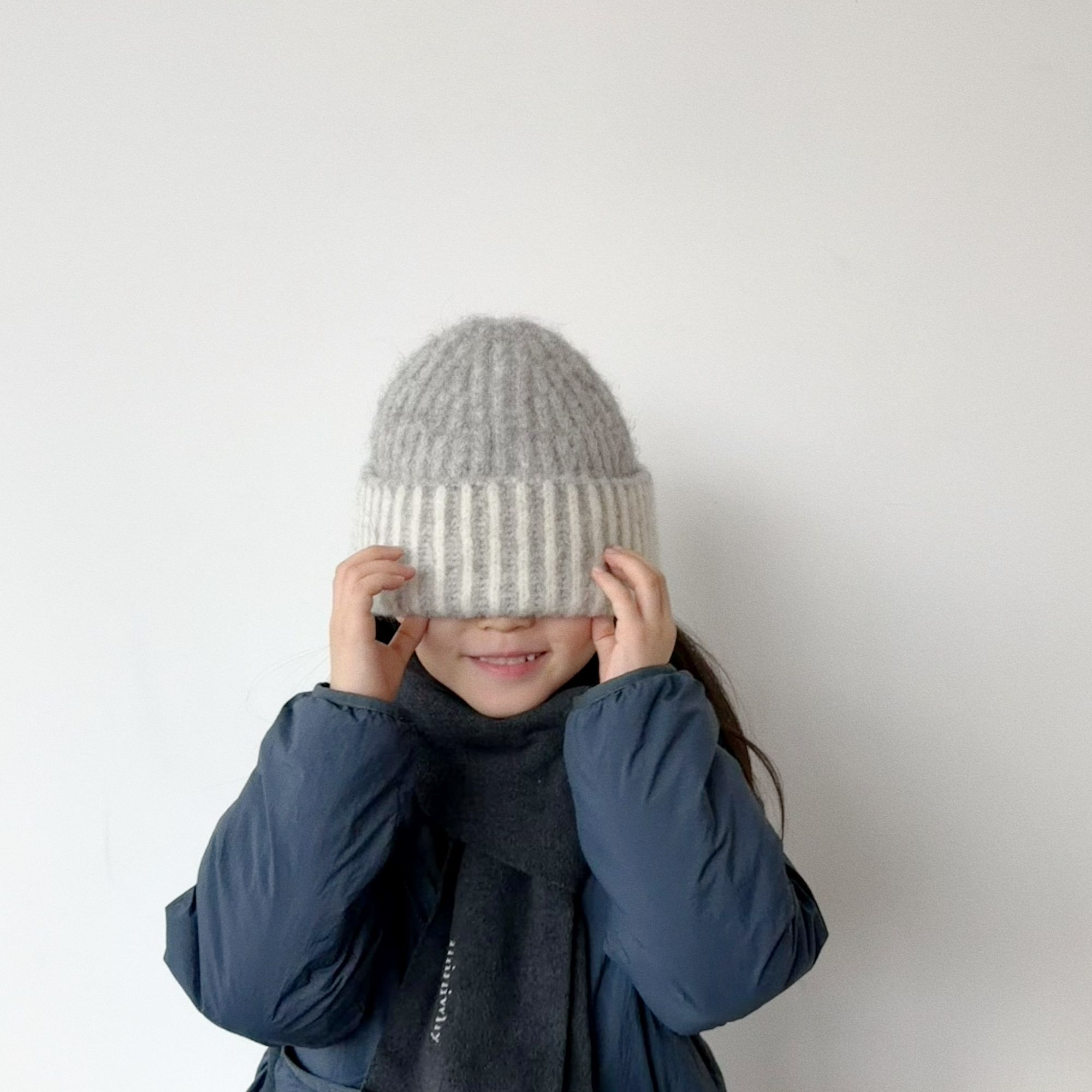 miniwhy亲子童装 | 「羊毛+羊驼绒」圆饱饱保暖雪人帽毛线帽 25冬