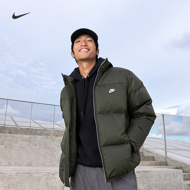 耐克男子宽松羽绒服夹克冬季新款保暖轻便THERMA-FIT IM2081-355