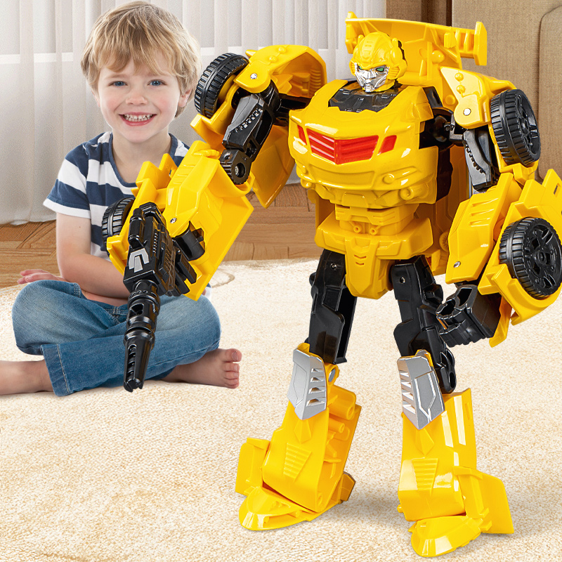 儿童变形玩具汽车机器人擎天模型机甲柱男童男孩5一7岁6以上礼物8