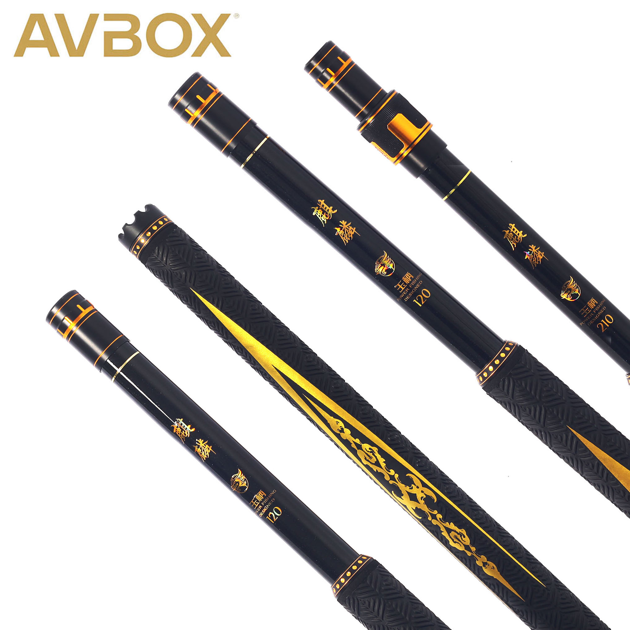 禧龙博克斯超硬超轻抄网杆抄网头大物杆PU握把高碳内防转飞磕黑坑