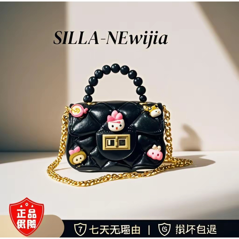 【工厂直销】SILLA-NE新便携式斜跨迷你小背包（仅限口红不可装手机）