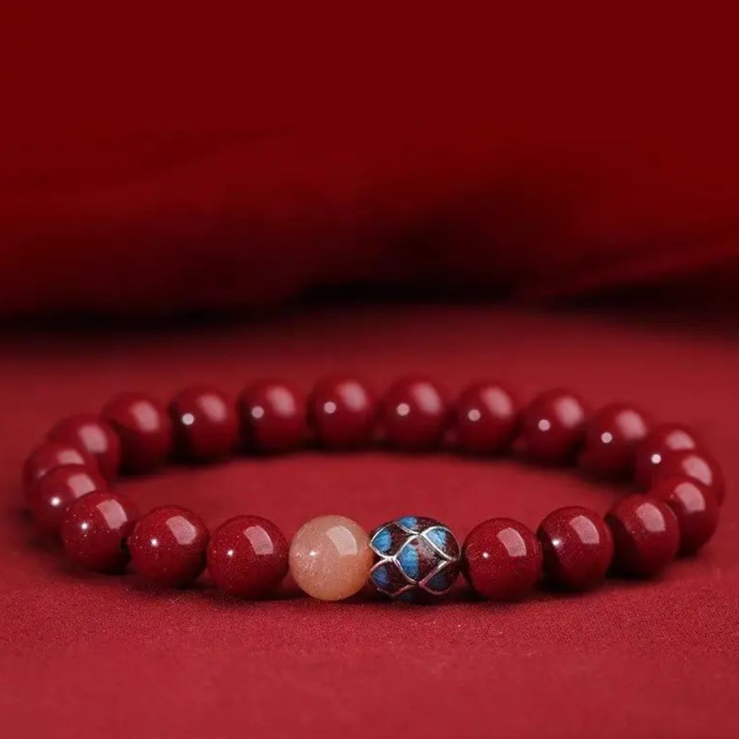 非金属珐琅手链 非金属珐琅手链手串国风新中式女款珠专属手链沙