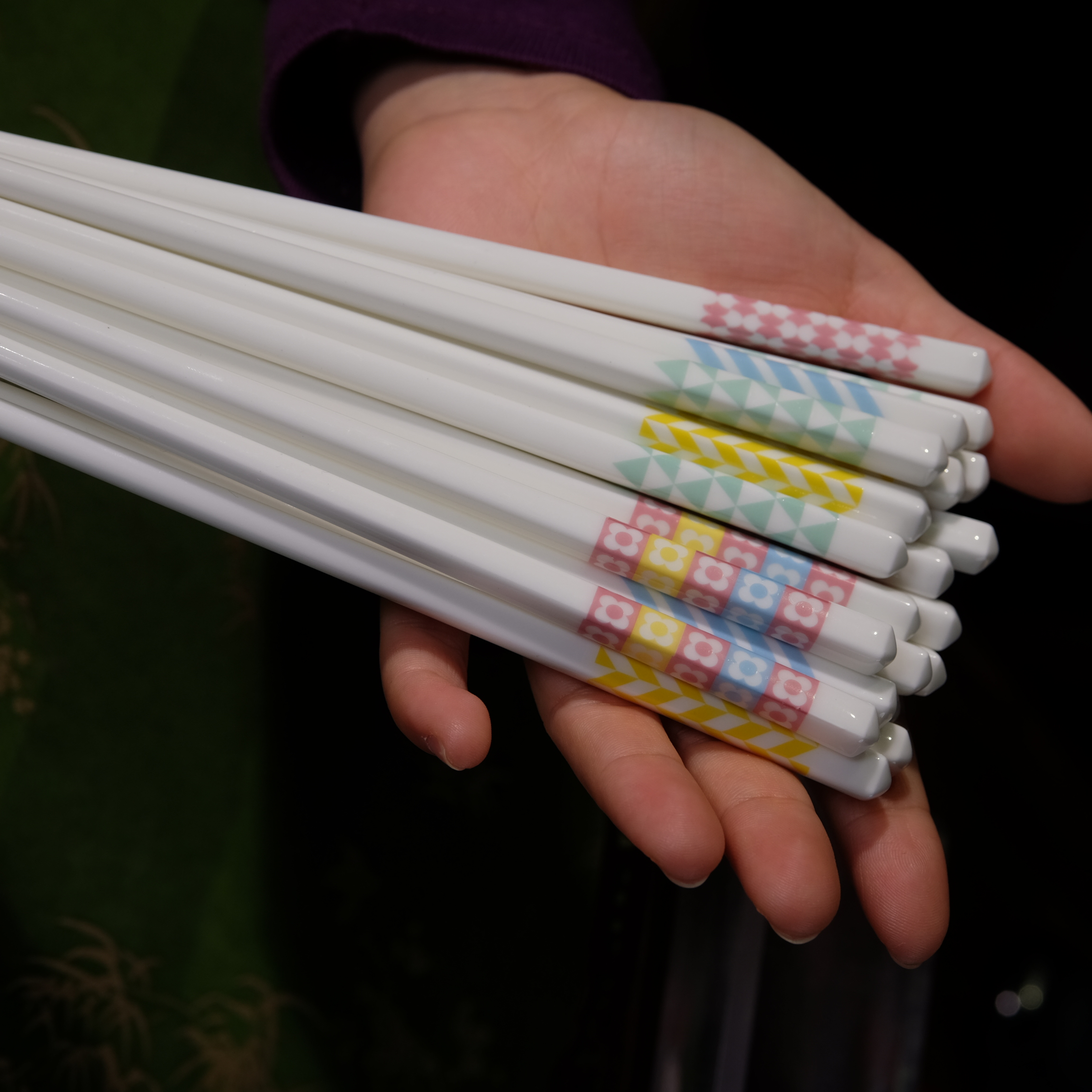 超级福利薇薇美物宠粉专用高温陶瓷10双筷子一饭勺组合