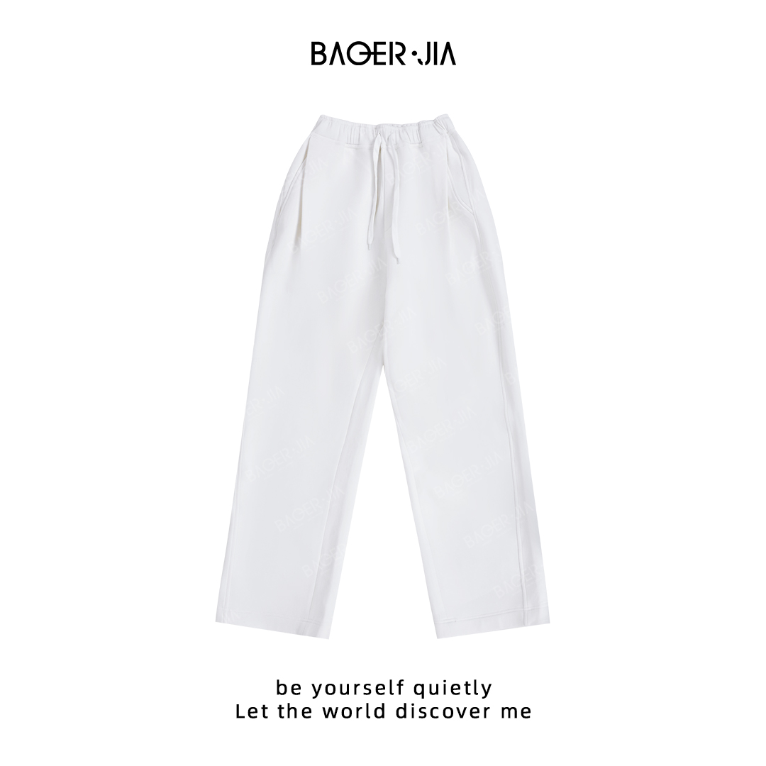 19-【温暖绒绒裤】宝儿家含幂BC105925309秋冬款松紧腰休闲纯色裤子