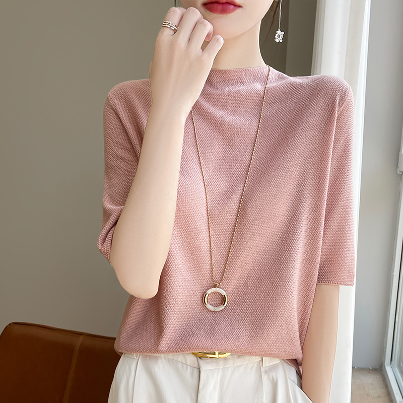 法式慵懒气质针织衫女2025夏季新款宽松休闲显瘦减龄高级感上衣
