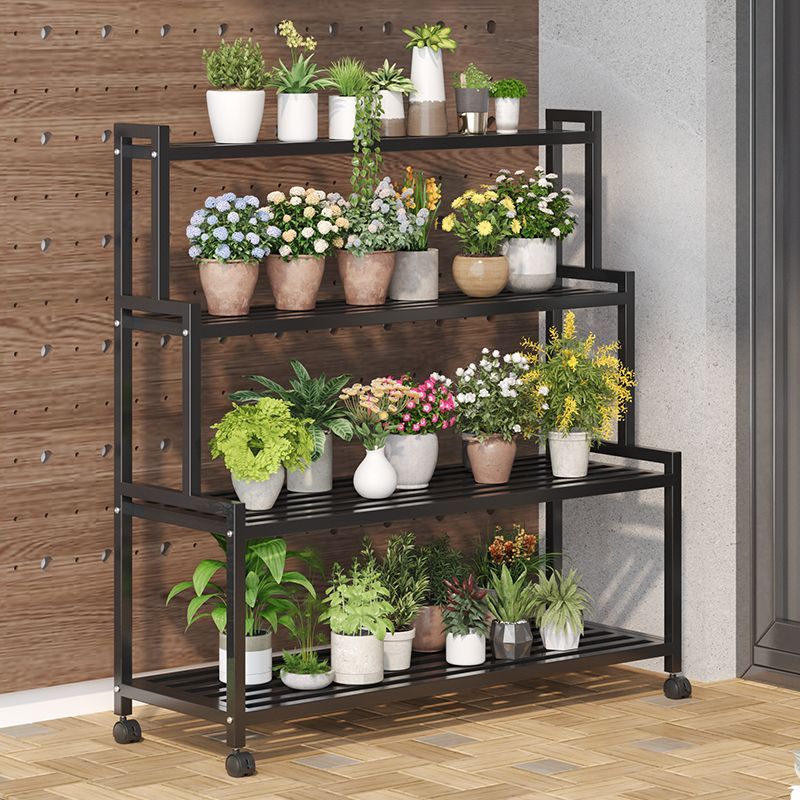 阳台花架带轮花架子花架可移动新款移动客厅置物架落地式多层花架
