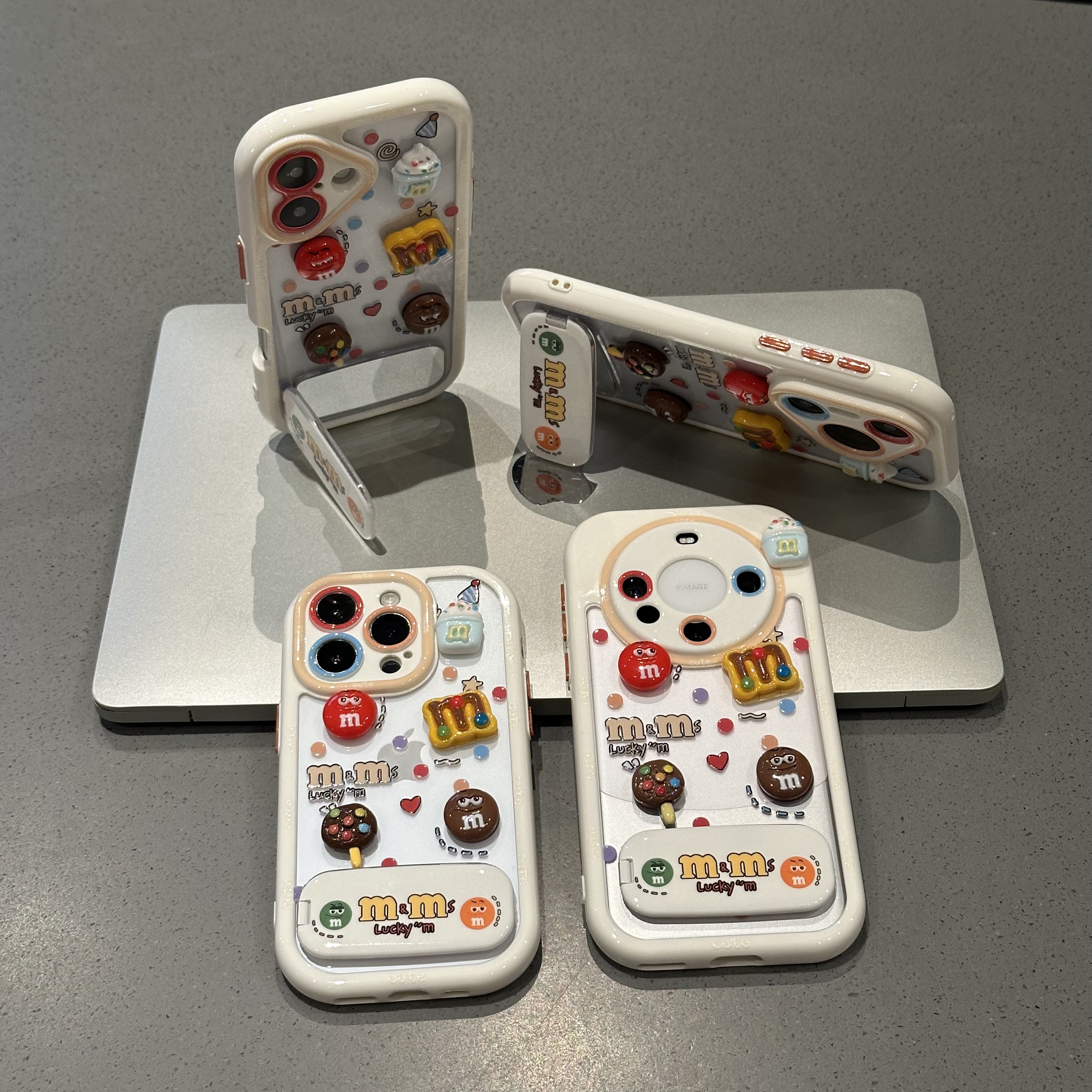 欧克里里巧克力M豆支架适用16pro苹果17手机壳华为vivo小米15oppo