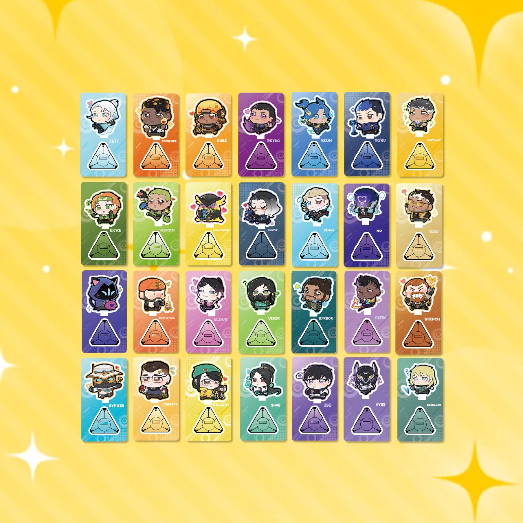 无畏契约亚克力超萌满版立牌