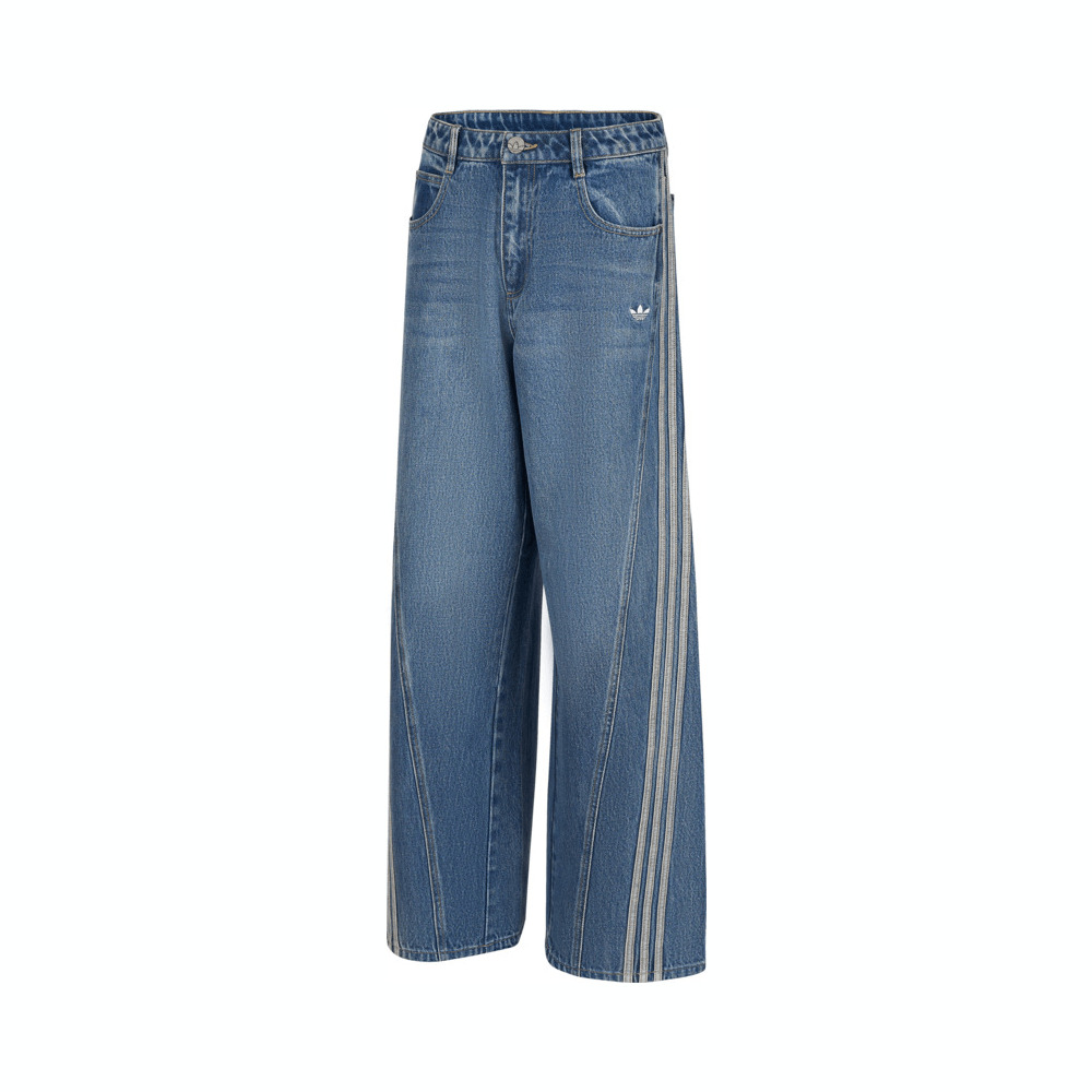 adidas Originals阿迪三叶草2024女子ADI DENIM W牛仔长裤JN0726