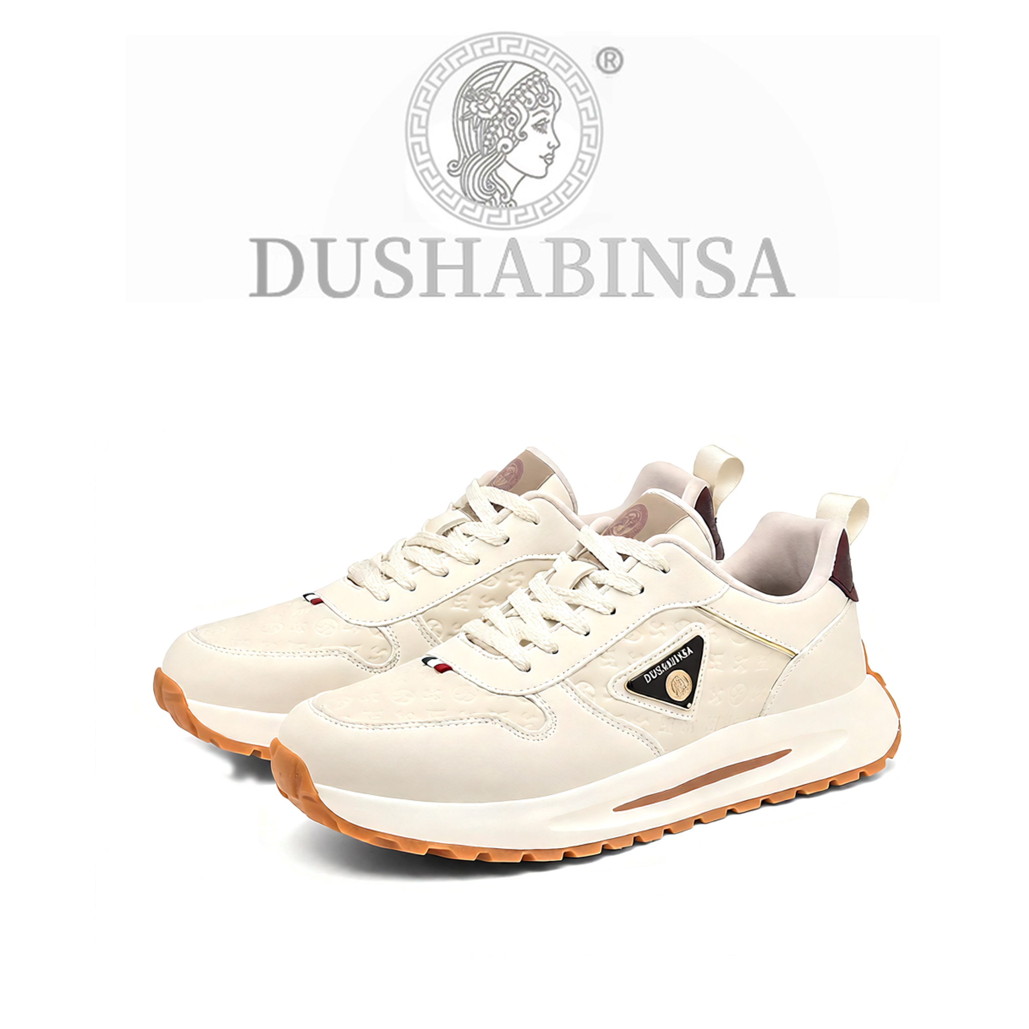DUSHABINSA杜莎缤萨经典轻奢休闲鞋防滑耐磨缓震男鞋