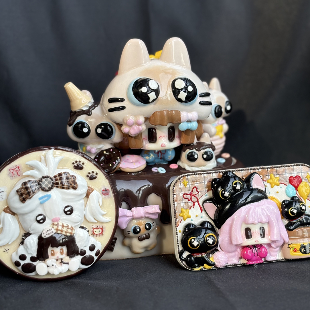 酱酱潮玩手绘手工少女心好物创意手绘