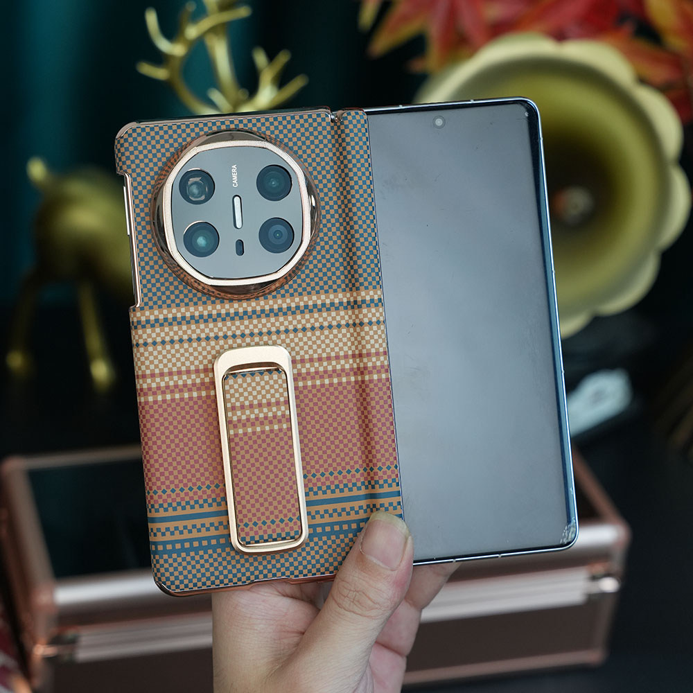 【双中轴全包】适用华为MateX6手持腕带支架手机壳matex5全包镜头男