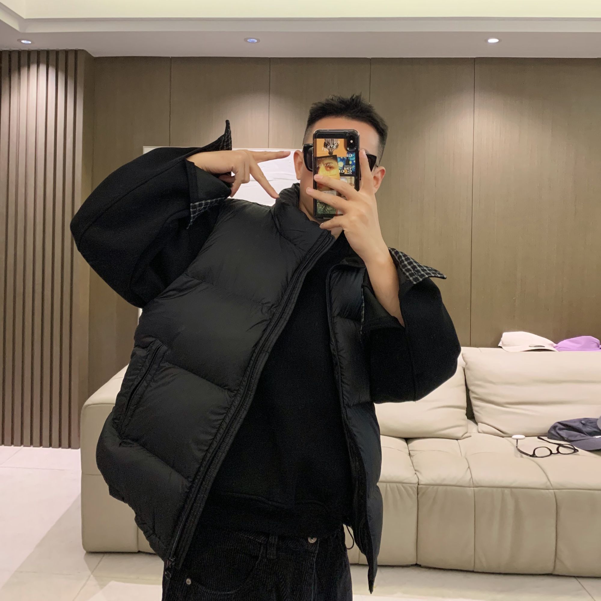 【JYEPRINCE李素景】男士冬季羽绒马甲加厚阔版宽松立领短款男外套