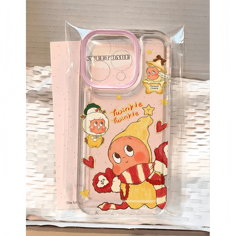 BANCA可爱星星人适用iPhone17/16手机壳苹果15华为vivo小米oppo软