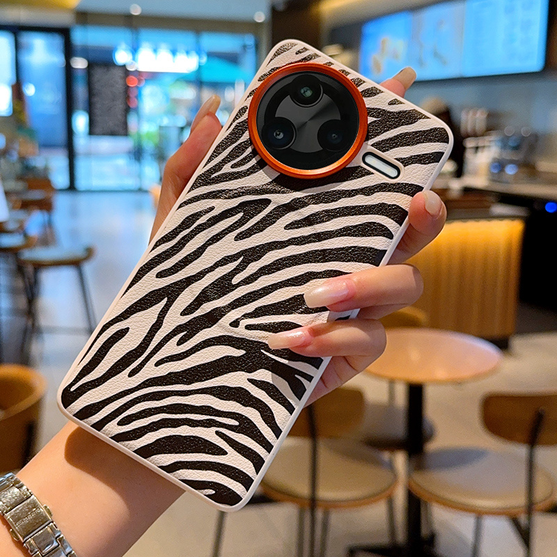 适用于红米K80手机壳新款K80Pro磁吸斑马纹防摔金属镜头圈保护套