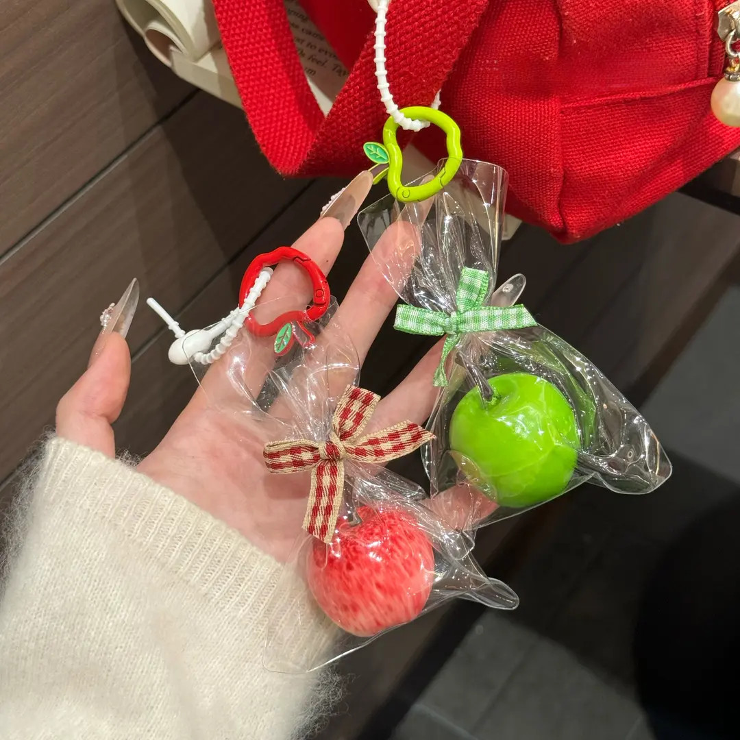 一颗苹果挂件包包汽车新款装饰挂件平安果情侣礼物挂件