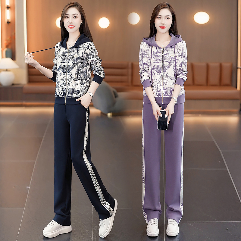 2025休闲风常规款长裤常规中年女装长袖减龄女装秋季