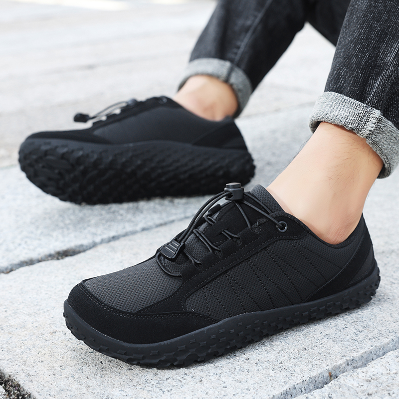 秋季宽胖脚爸爸鞋防滑软底宽头运动鞋大脚骨拇指外翻大码健步男鞋