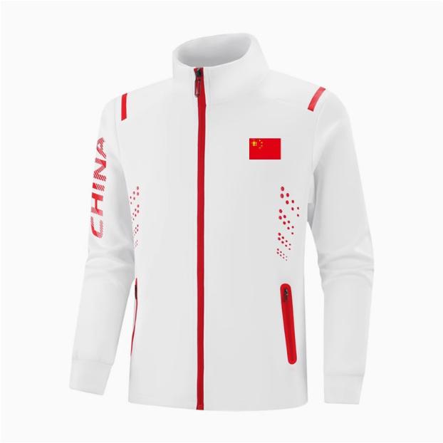 中国队运动员上衣男女体育训练服教练国服团体运动会服装运动队服