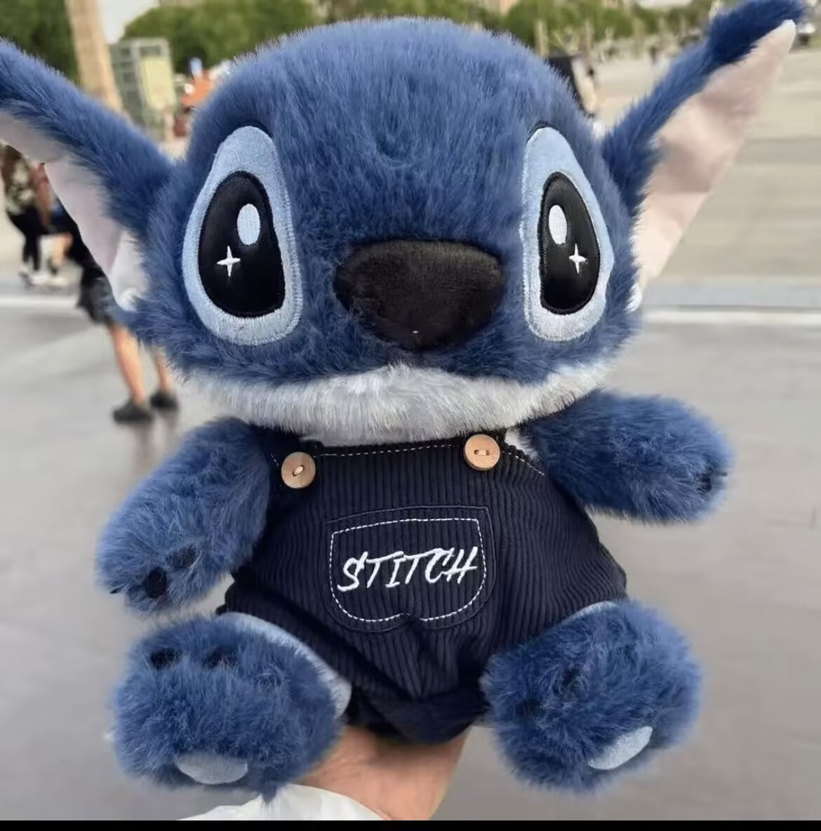 史迪仔玩偶毛绒公仔星际宝贝坐姿背带裤卫衣史迪奇送女生娃娃玩偶