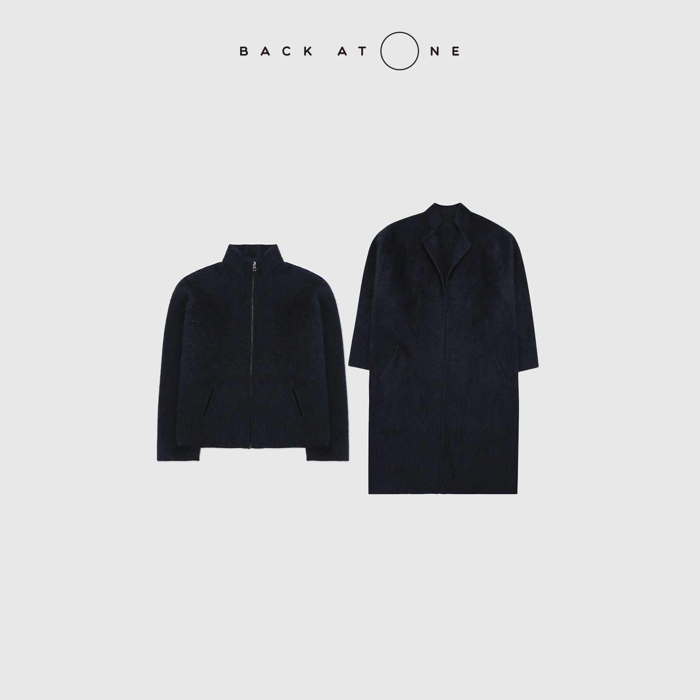 BACKATONE“雪域馈赠系列”牦牛绒拉毛外套 BFF-1AC111C/1AC109C-K