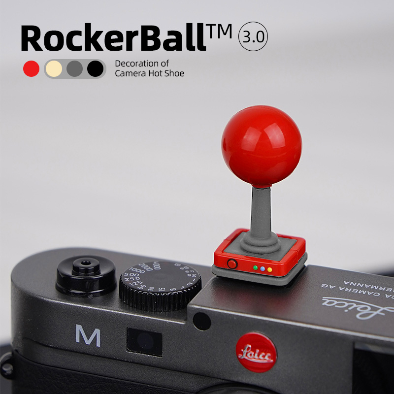 可爱小红球适用相机冷靴盖通用装饰相机摄影配件神器创意摆件