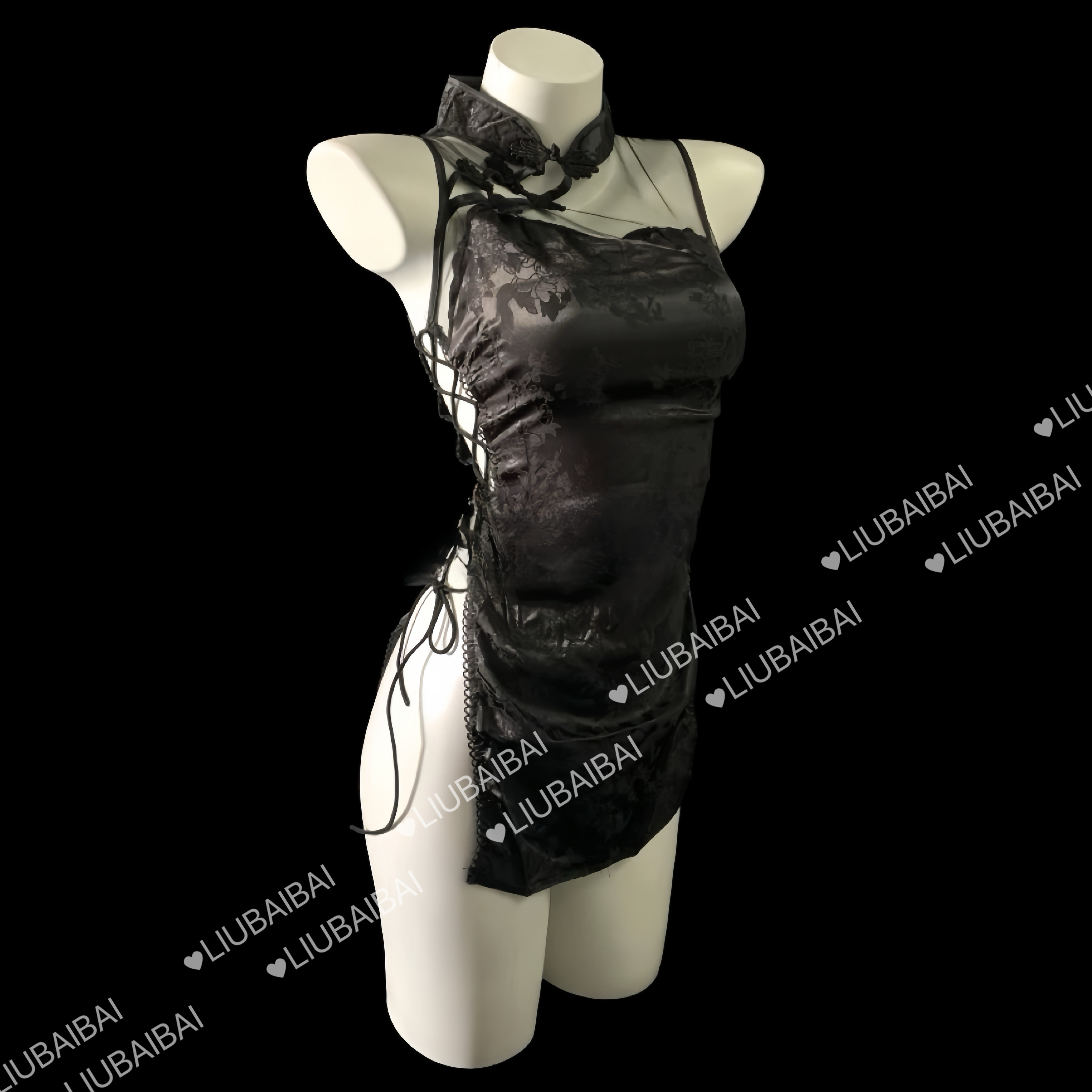 刘掰掰【绝色芳华】2025纯欲风性感旗袍复古气质千金御姐修身显瘦