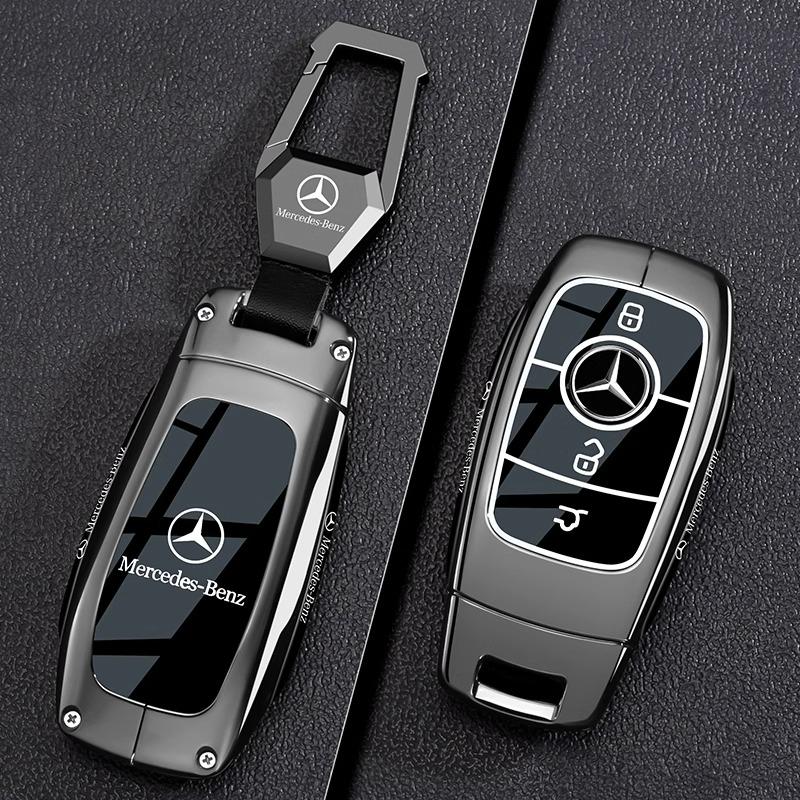 25款奔驰glb220钥匙套e300l车gla200壳gle450男glc300l高级感扣包