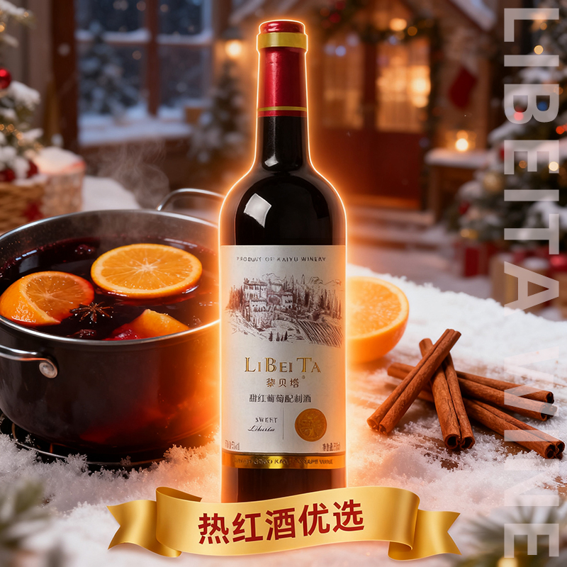 葡萄甜酒适合做热红酒5度微醺低度甜酒甜葡萄酒甜红酒婚宴酒配制