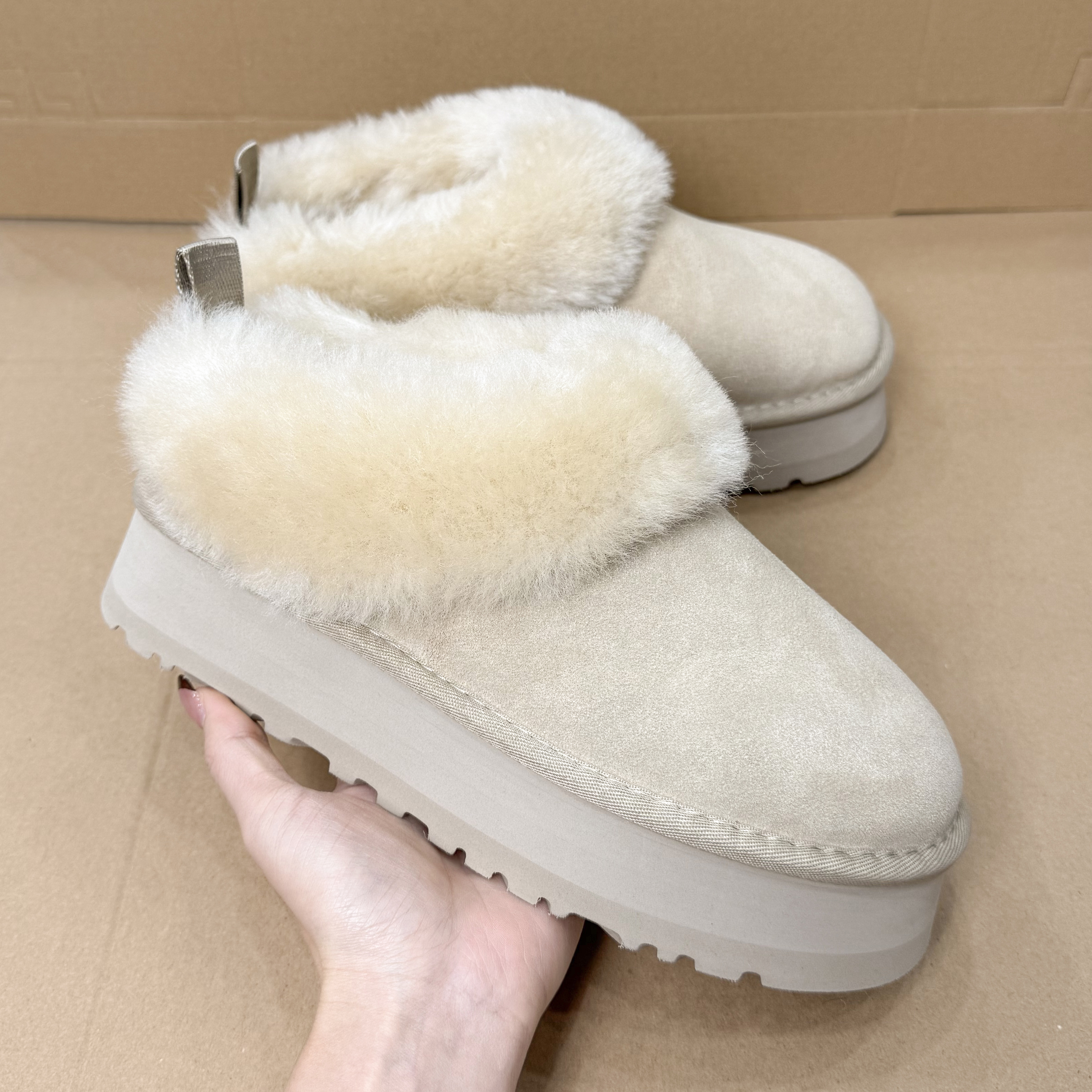 【顺丰包邮】桑坡工厂现货！2025新款塔茨勒厚底雪地靴 羊毛棉靴保暖