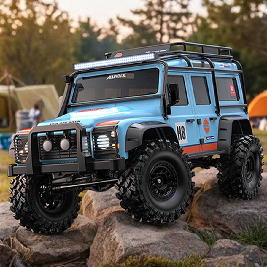 美嘉欣向西H8H焕新版仿真1/8路虎卫士遥控电动攀爬车越野车RC模型