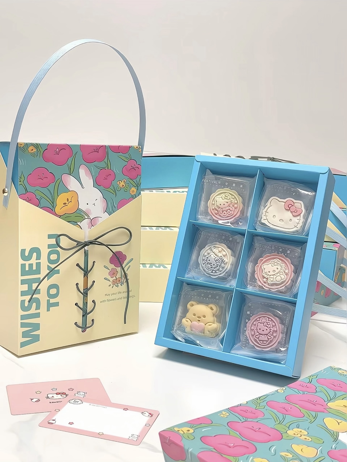 可爱HelloKitty月饼三丽鸥月饼中秋限定礼盒伴手礼送女友