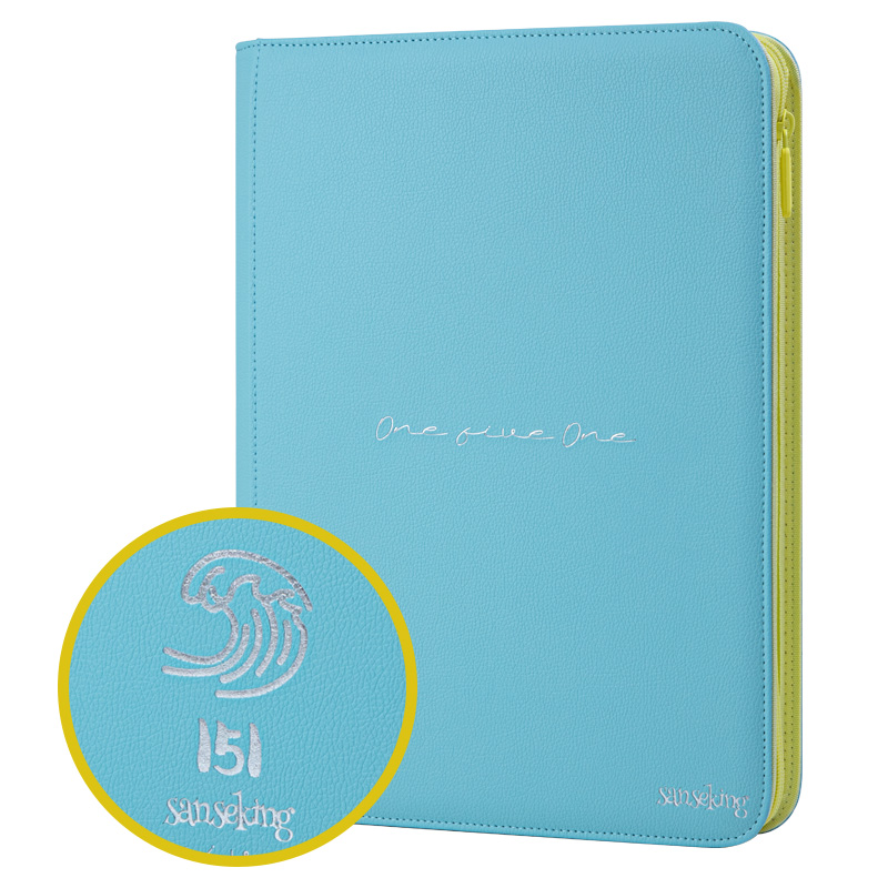 Sanseking宝可梦收集啦151卡册大容量9宫格PU拉链卡包PTCG收纳册