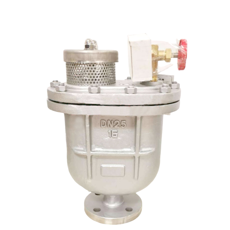 CARX-16P消防自来水管道304不锈钢法兰复合式排气阀自动排空气阀