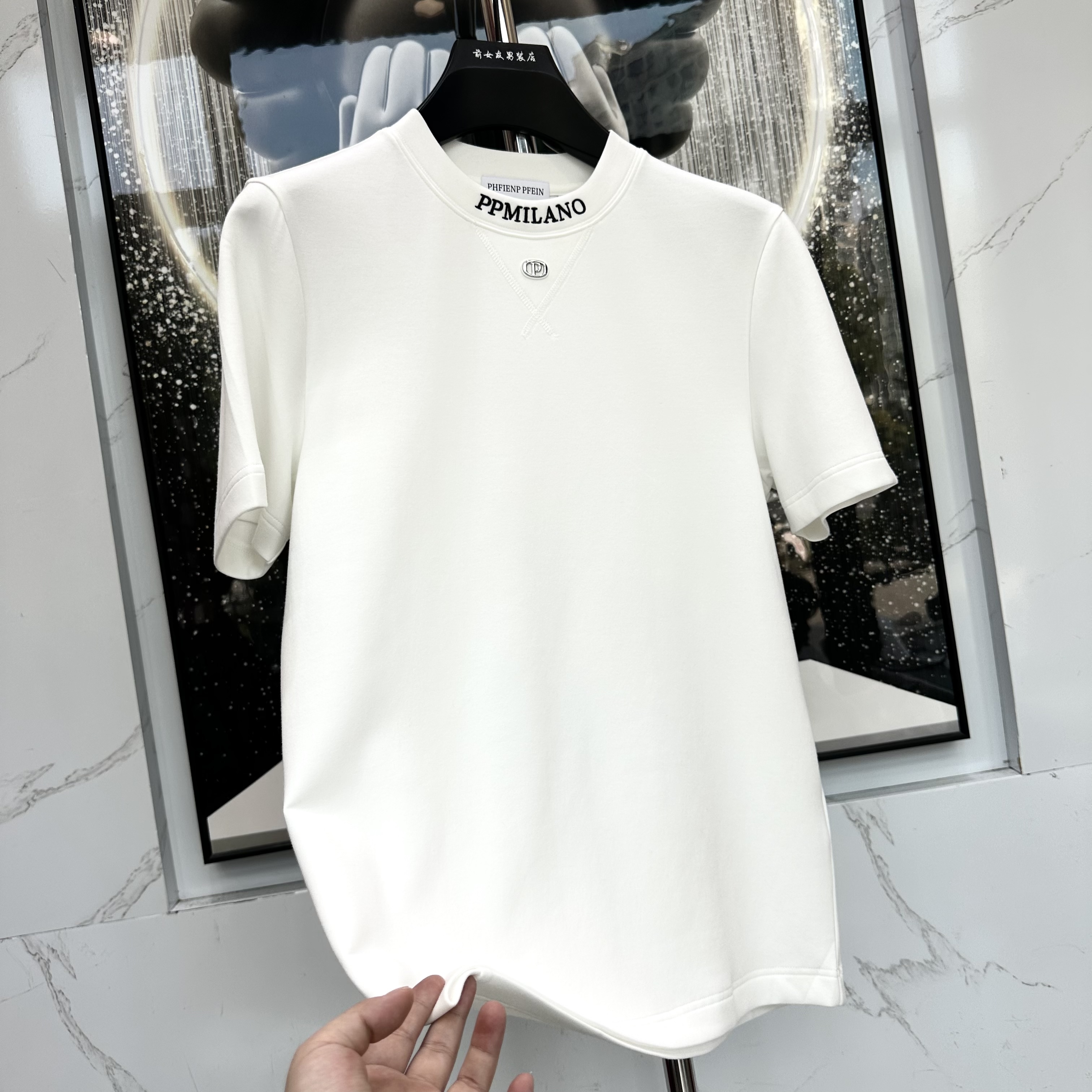 【PP短袖】新款秋冬潮流休闲简约百搭男士运动男款T恤轻奢半袖8352