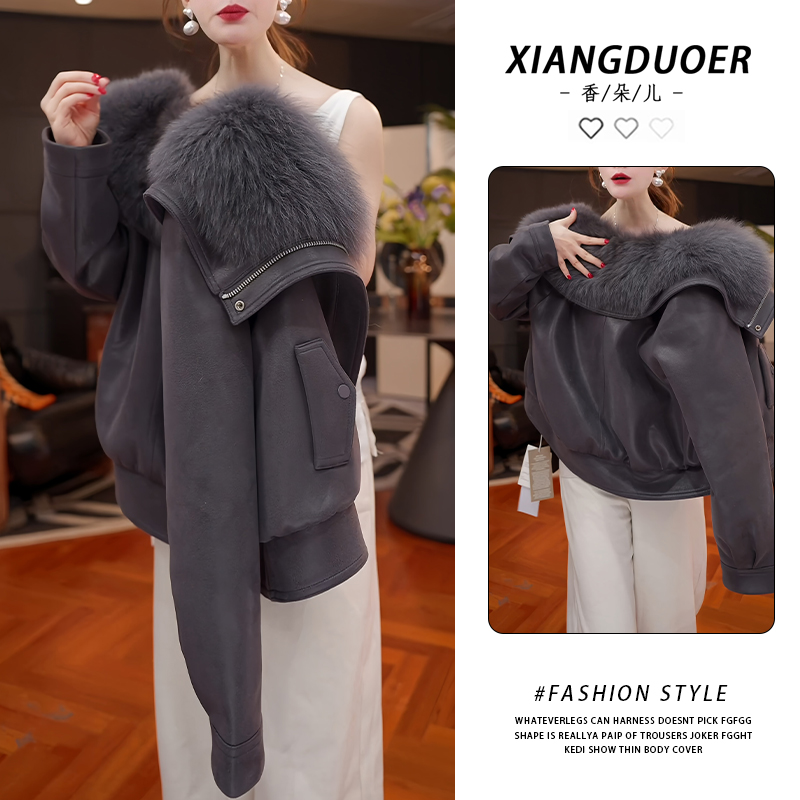 靓雅女【冬夜渐暖】潮流时髦百搭棉服女2026冬季新款设计感气质衣服