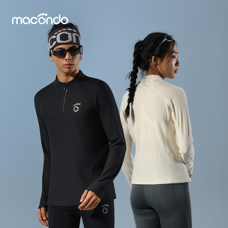 原创单品｜马孔多美利奴羊毛半开拉链长T汗后保温3A抑菌腋下一片式