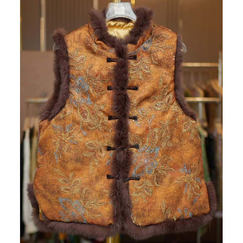 高定马甲602-花晨月夕重工重锻老料马甲