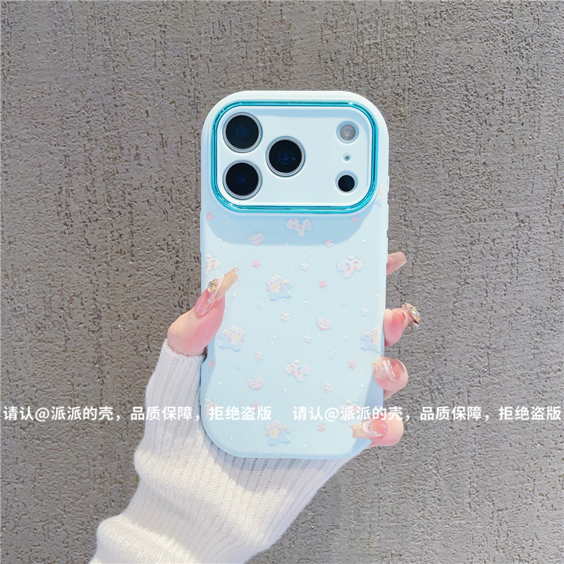金属小胖妹适用苹果17/iPhone/华为荣耀/VIVO/OPPO/小米手机壳潮