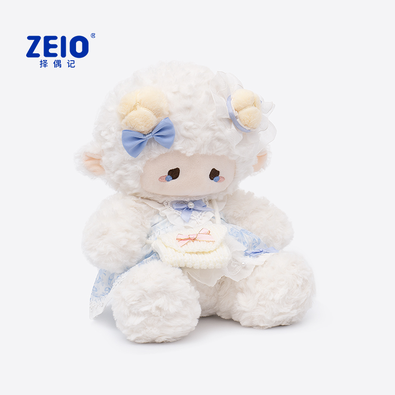 ZEIO择偶记泡芙小羊可爱玩偶公仔娃娃玩偶毛绒玩具生日礼物送女生