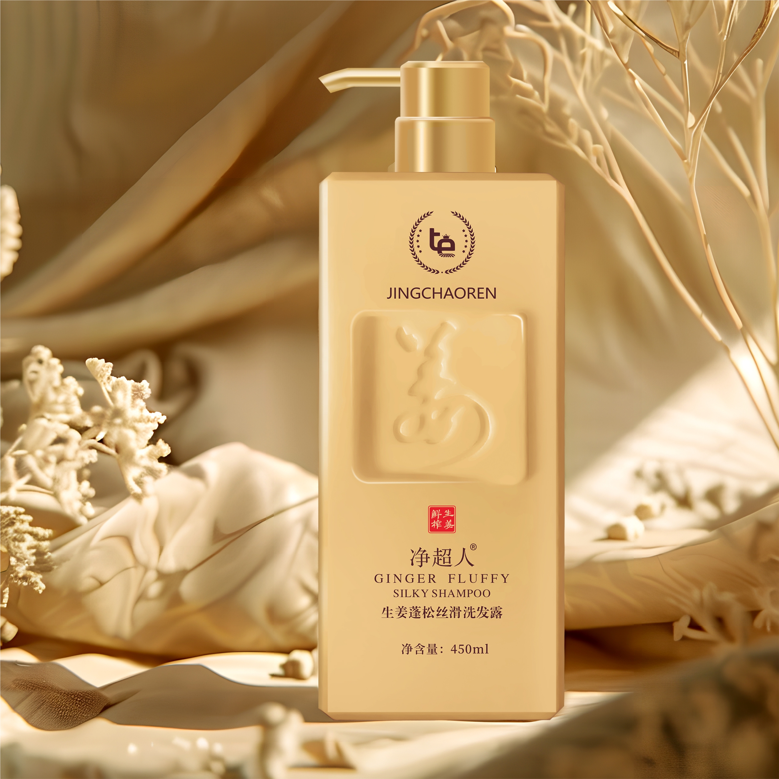 【商家自营】净超人姜能 氨基修护洗发露控油去屑柔顺洗发水固发