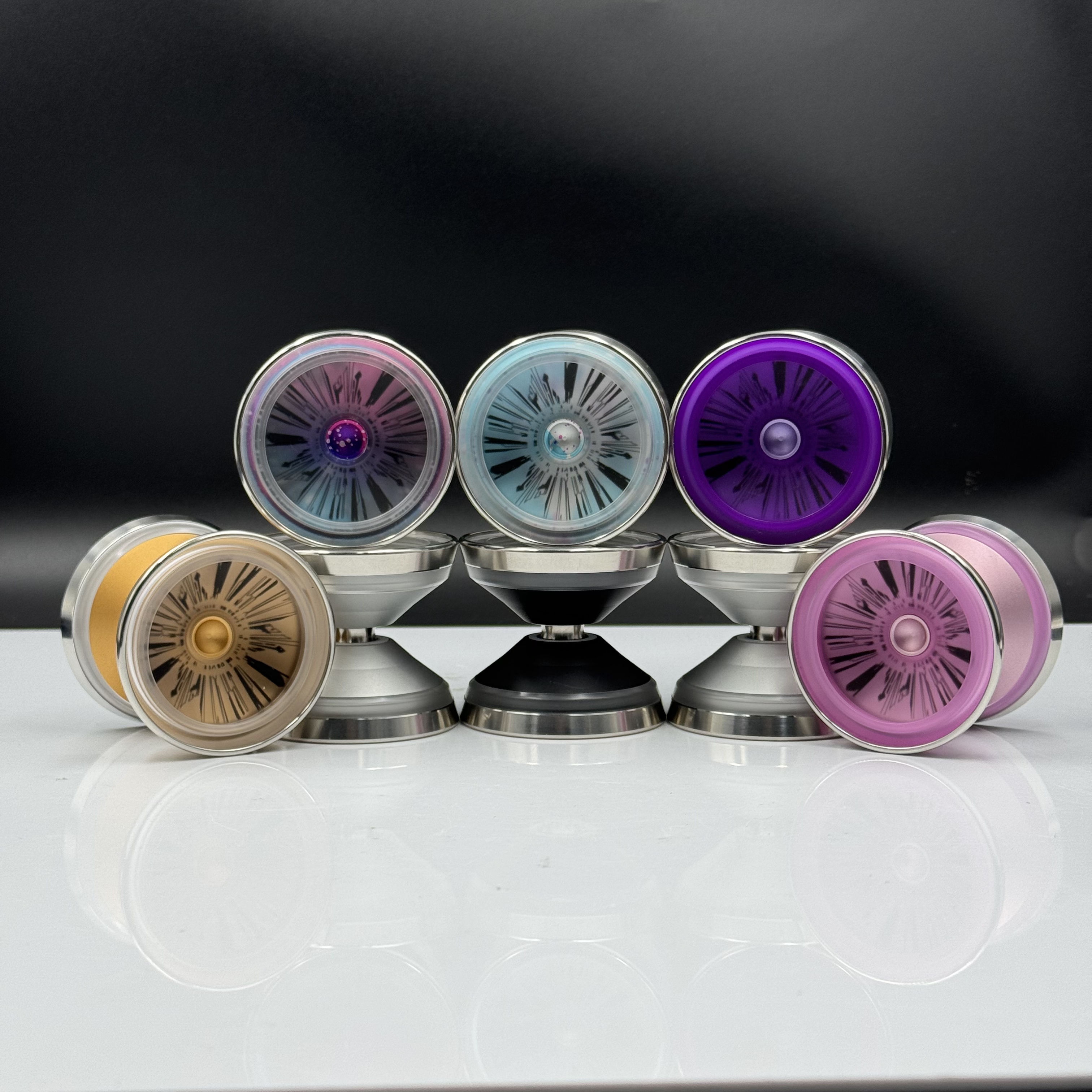 yoyocountry新品释放 三物料四结构 双pc不锈钢环 顶指挂指悠悠球